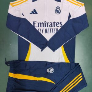 Real Madrid White Training Suit 24/25