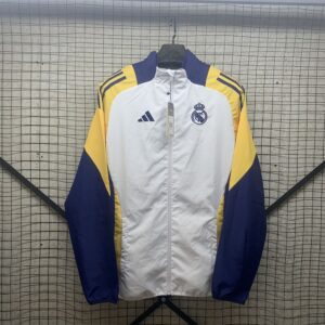 Real Madrid White Windbreaker