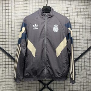 Real Madrid Grey Windbreaker