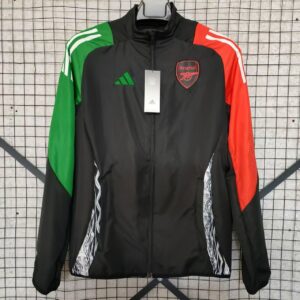 Arsenal Black Windbreaker