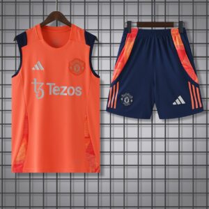 Manchester United Orange Training Sleeveless Set
