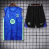 FC Barcelona Blue Sleeveless Training Set – Fan Version