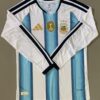 Argentina Home World Cup Player Version Full Sleeves